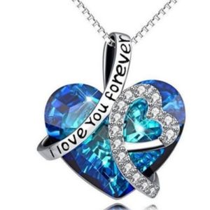 Sterling Silver "Love You Forever" Heart Necklace